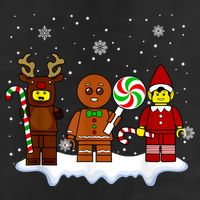 Block Brick Building Figure Christmas Master Builder 25L Jumbo Tote