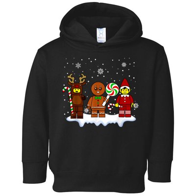 Block Brick Building Figure Christmas Master Builder Toddler Hoodie