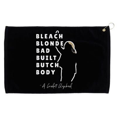 Bleach Blonde Bad Built Butch Body Grommeted Golf Towel