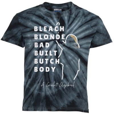 Bleach Blonde Bad Built Butch Body Kids Tie-Dye T-Shirt