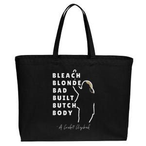 Bleach Blonde Bad Built Butch Body Cotton Canvas Jumbo Tote