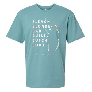 Bleach Blonde Bad Built Butch Body Sueded Cloud Jersey T-Shirt