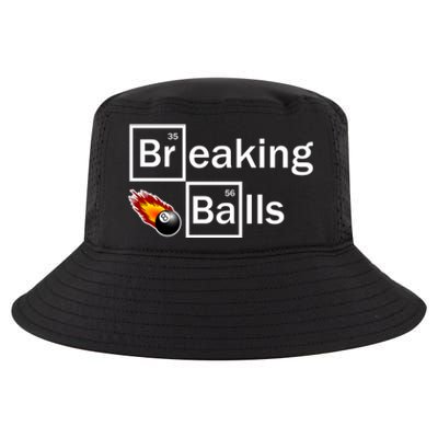 Breaking Balls Billiard Player Pool Snooker 8 Ball Funny Gift Cool Comfort Performance Bucket Hat