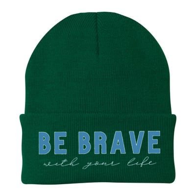 Be Brave Knit Cap Winter Beanie