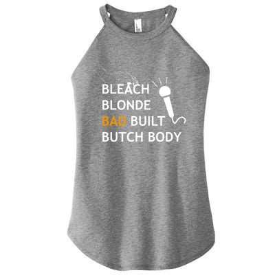 Bold Butch: Bleach Blonde Bad Built Body Gift Women's Perfect Tri Rocker Tank