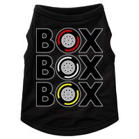 Box Box Box Tire Compound Design Classic Doggie Tank
