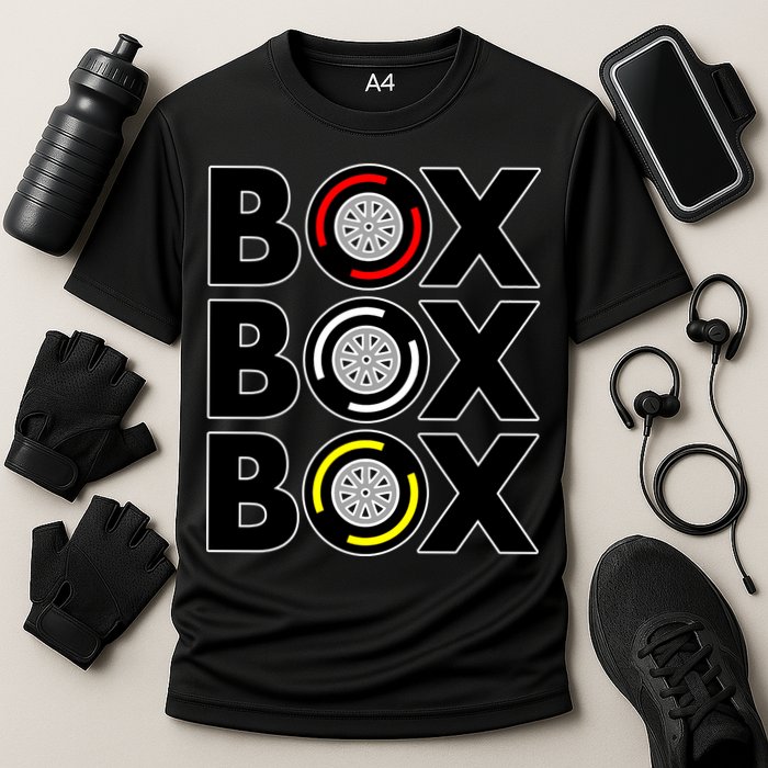 Box Box Box Tire Compound Design Classic Performance Shirt