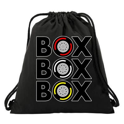 Box Box Box Tire Compound Design Classic Drawstring Bag