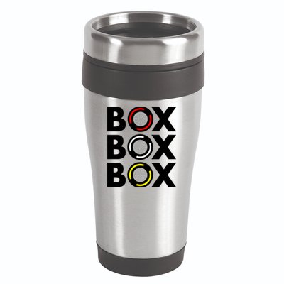 Box Box Box Tire Compound Design Classic 16oz Travel Tumbler