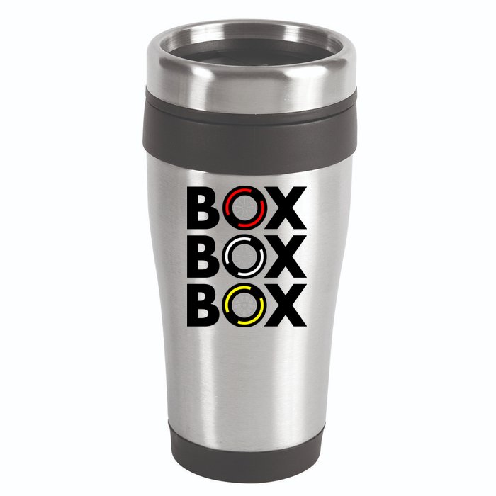 Box Box Box Tire Compound Design Classic 16oz Travel Tumbler