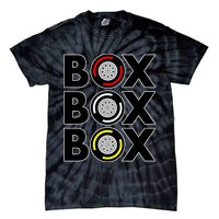 Box Box Box Tire Compound Design Classic Tie-Dye T-Shirt