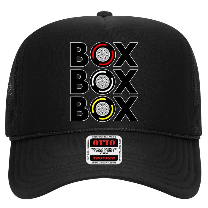 Box Box Box Tire Compound Design Classic Trucker Hat