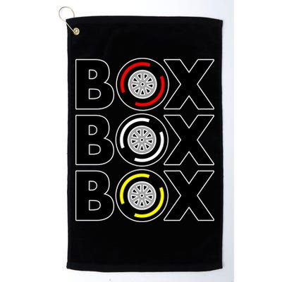 Box Box Box Tire Compound Design Classic Golf Towel