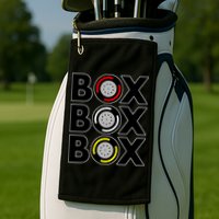 Box Box Box Tire Compound Design Classic Golf Towel