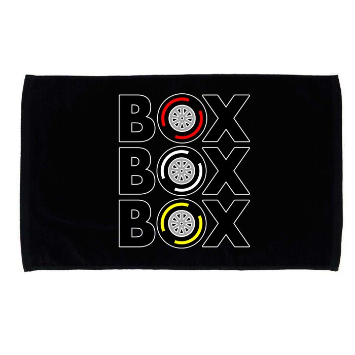 Box Box Box Tire Compound Design Classic Microfiber Hand Towel