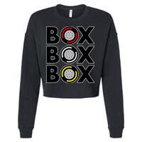 Box Box Box Tire Compound Design Classic Cropped Pullover Crew