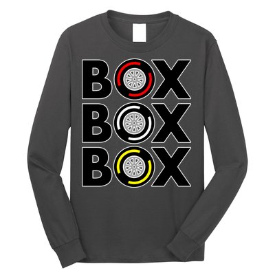 Box Box Box Tire Compound Design Classic Long Sleeve Shirt
