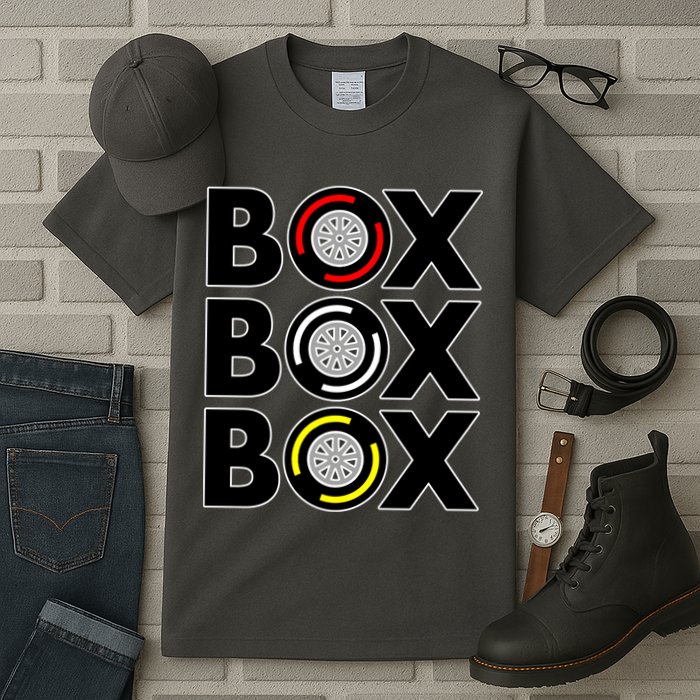 Box Box Box Tire Compound Design Classic Tall T-Shirt