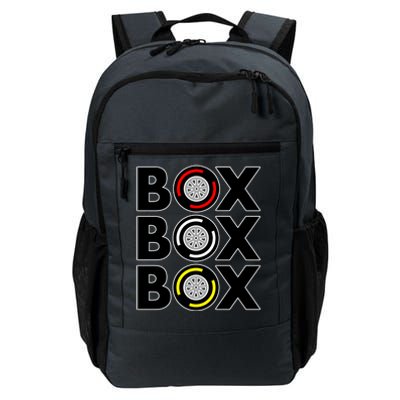 Box Box Box F1 Tire Compound Design Classic Daily Commute Backpack