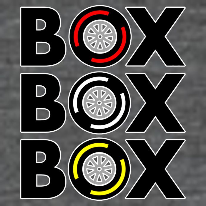 Box Box Box Tire Compound Design Classic Sustainable Beanie