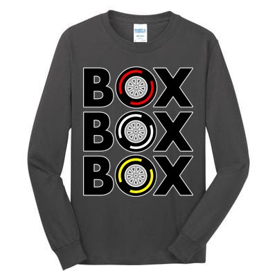 Box Box Box Tire Compound Design Classic Tall Long Sleeve T-Shirt
