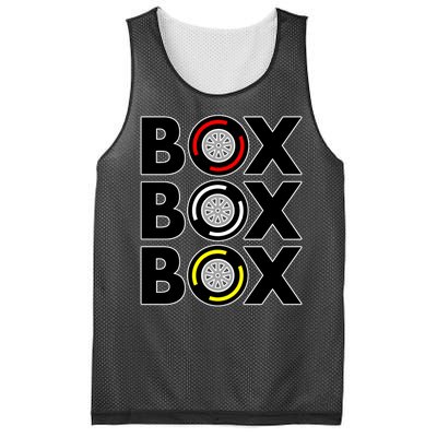 Box Box Box F1 Tire Compound Design Classic Mesh Reversible Basketball Jersey Tank