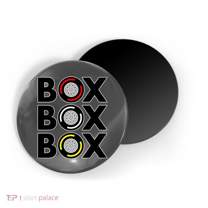 Box Box Box Tire Compound Design Classic Magnet