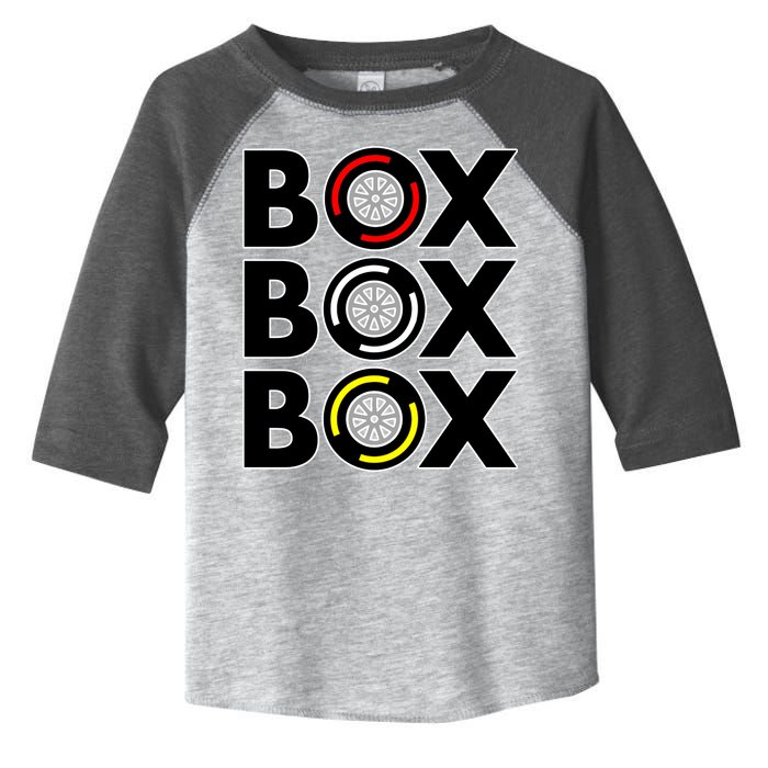Box Box Box Tire Compound Design Classic Toddler Fine Jersey T-Shirt