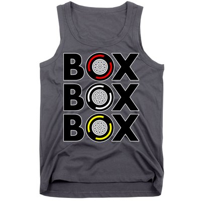 Box Box Box Tire Compound Design Classic Tank Top