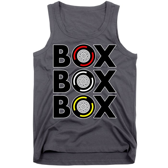 Box Box Box Tire Compound Design Classic Tank Top