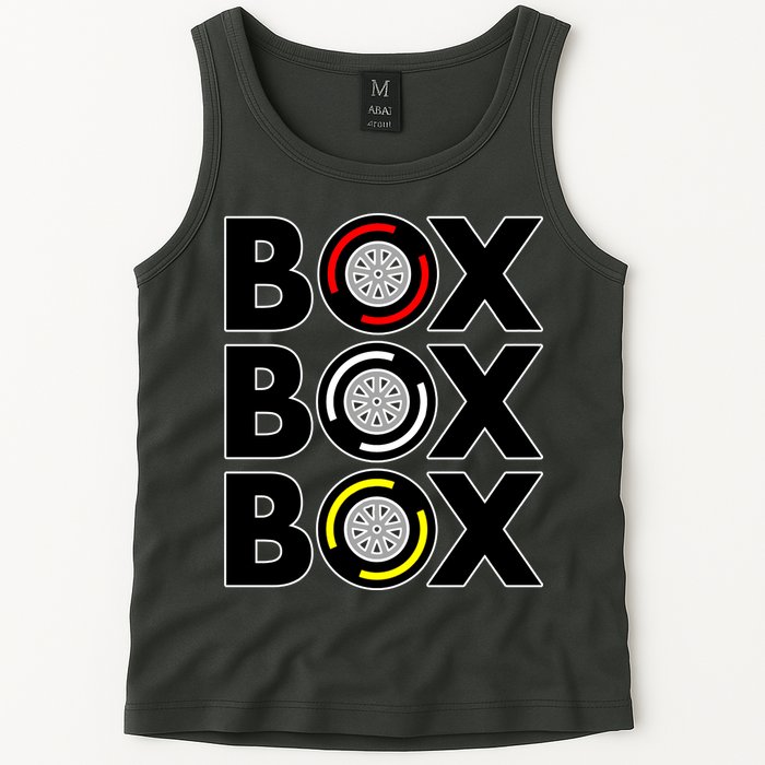 Box Box Box Tire Compound Design Classic Tank Top