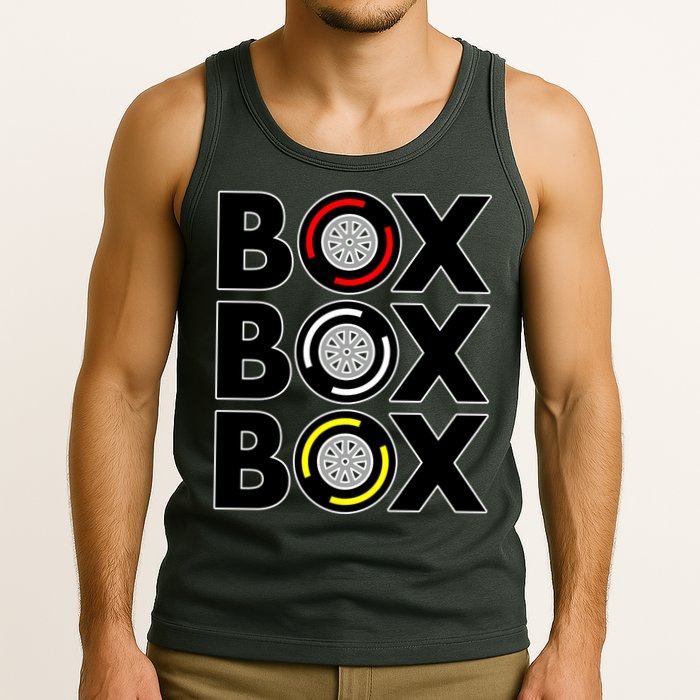 Box Box Box Tire Compound Design Classic Tank Top