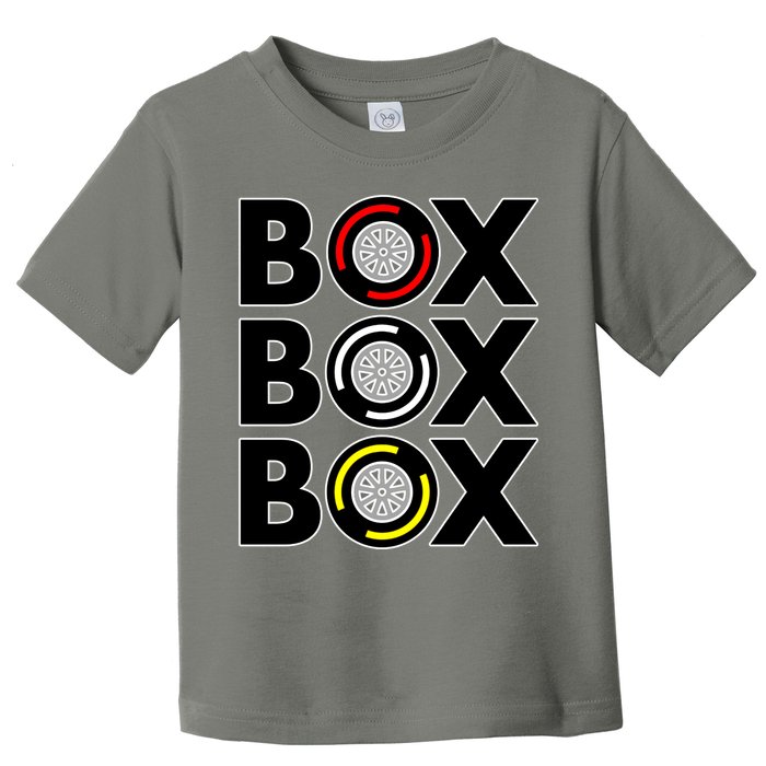 Box Box Box Tire Compound Design Classic Toddler T-Shirt