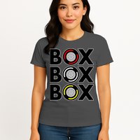 Box Box Box Tire Compound Design Classic Womens T-Shirt