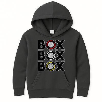 Box Box Box Tire Compound Design Classic Kids Hoodie