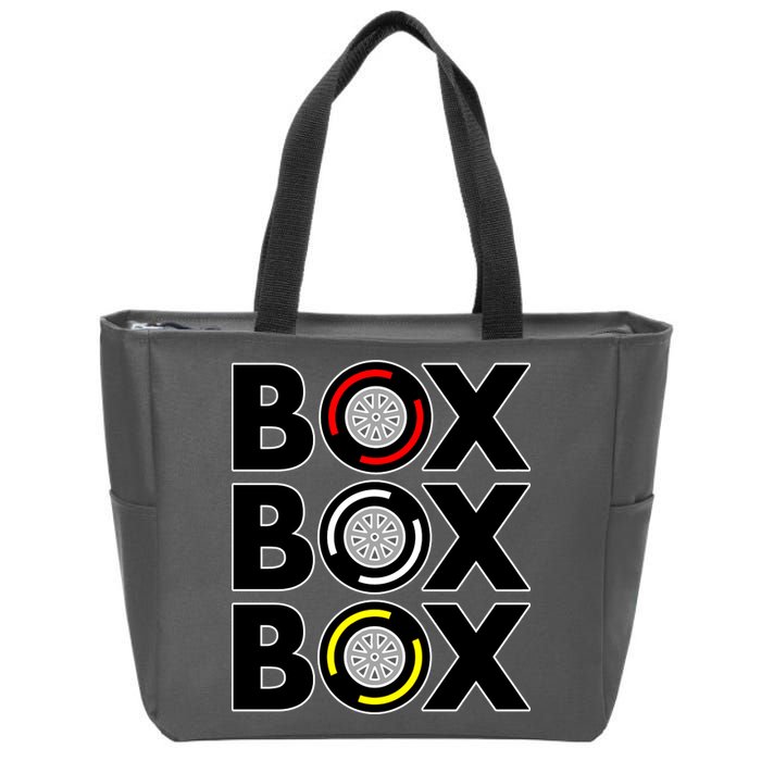 Box Box Box Tire Compound Design Classic Zip Tote Bag