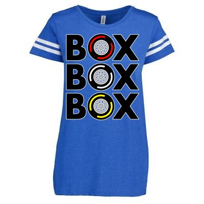 Box Box Box F1 Tire Compound Design Classic Enza Ladies Jersey Football T-Shirt