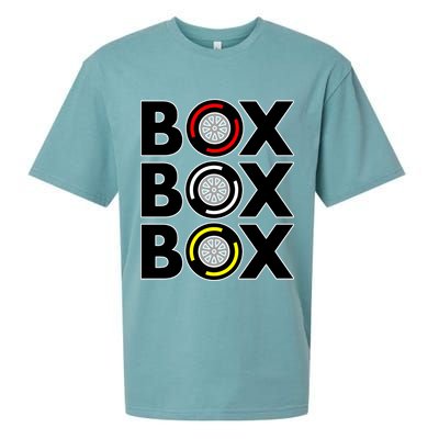 Box Box Box Tire Compound Design Classic Sueded Cloud Jersey T-Shirt