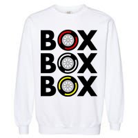Box Box Box Tire Compound Design Classic Garment-Dyed Sweatshirt