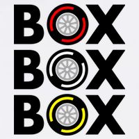 Box Box Box Tire Compound Design Classic Garment-Dyed Sweatshirt