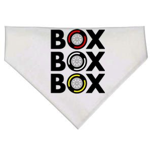 Box Box Box F1 Tire Compound Design Classic USA-Made Doggie Bandana