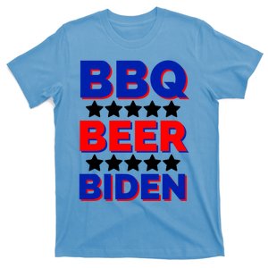 Bbq Beer Biden Funny Freedom And Democracy Gift T-Shirt