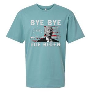 Bye Bye Biden Funny Antibiden Election Drops Out Sueded Cloud Jersey T-Shirt