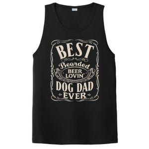 Best Bearded Beer Lovin Dog Dad Ever Funny Dogs Owner Gifts PosiCharge Competitor Tank