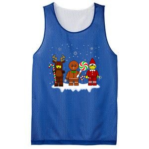 Block Brick Building Figure Christmas Master Builder Mesh Reversible Basketball Jersey Tank