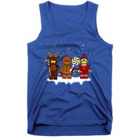 Block Brick Building Figure Christmas Master Builder Tank Top