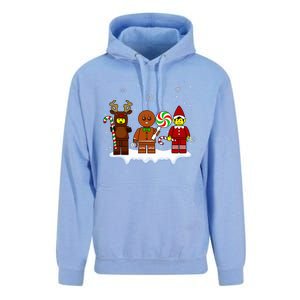 Block Brick Building Figure Christmas Master Builder Unisex Surf Hoodie