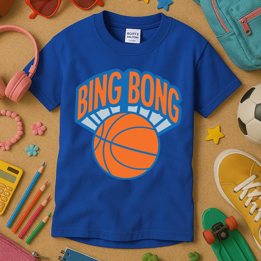 Bing Bong Basketball Kids T-Shirt