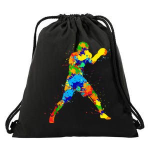 Boxing Boxer Boys Drawstring Bag