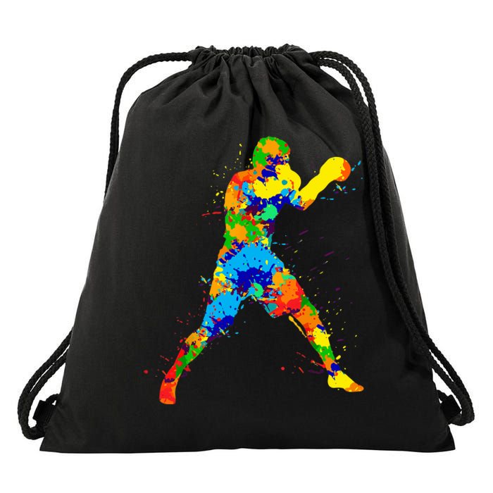 Boxing Boxer Boys Drawstring Bag